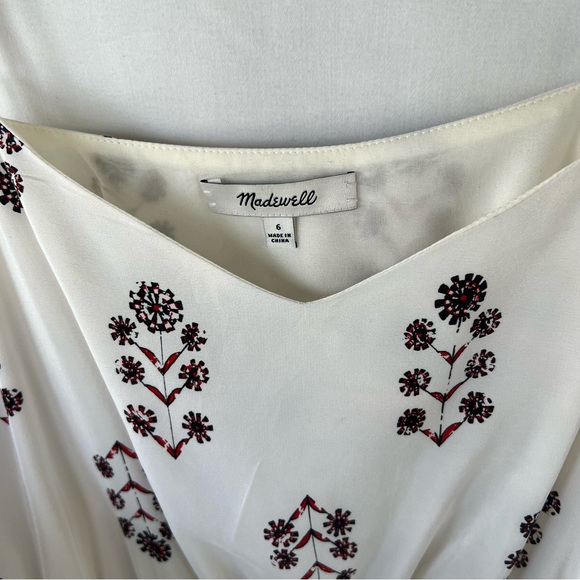 Madewell Sandstar Dress Women's Size 6
Silk Floral Spaghetti Strap White - Picture 7 of 7